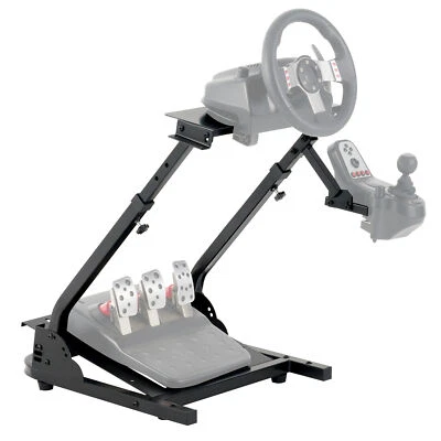 Pro Racing Simulator Folding Wheel Stand Cockpit For Thrustmaster Logitech - image 1 of 4