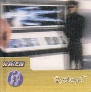 X-MEN MOVIE ACTION FLIPZ 2000 ARTBOX INSERT CARD C1 CYCLOPS - Picture 1 of 2