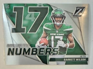 2022 Panini Zenith Garrett Wilson #BN-GW Prizm Behind The Numbers - Picture 1 of 2