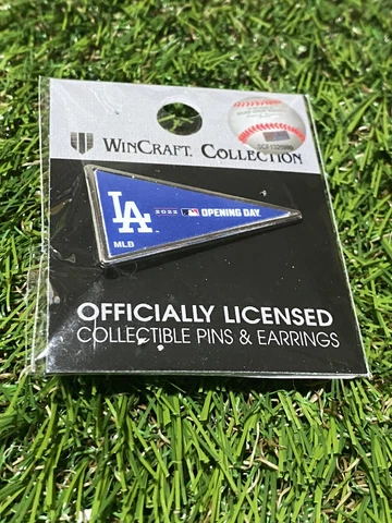 Los Angeles Dodgers 2022 Opening Day Pin Pennant 4/14/22 In Package! Cover