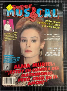 RARE Vintage Mexican Magazine Super Musical Teen Gloria Trevi Rigo Tovar 1989 - Picture 1 of 4