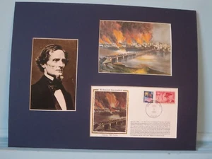 The Civil War - Jefferson Davis and the Fall of Richmond & Commemorative Cover - Picture 1 of 2