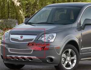 Fits 2008-2010 Saturn Vue Stainless Steel Chrome Mesh Grille Insert Combo - Picture 1 of 2