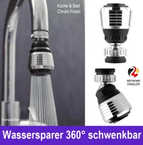 Wasserhahnaufsatz Wassersparer Brausekopf Strahlregler Schwenkbrause Mischdüse ✅ - Bild 1 von 1
