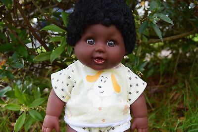 12  James Afro Black African Sound Doll Baby BOY Doll 30cm - By Sammar Gifts • 13.19£