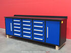 Steelman 15-Drawer 10FT Steel Work Bench Tool Cabinet Shop Box bidadoo -New