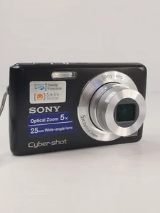 Sony Cyber-shot DSC-W520 14.1MP Digital Camera - Black Fully Working Good Shape - Picture 1 of 16