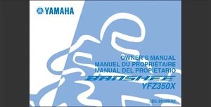 Yamaha Banshee 350 YFZ350X 2008 vehículo todo terreno manual de mantenimiento y propietario - Imagen 1 de 5