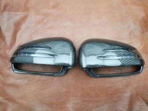 MIRROR COVERS FOR MERCEDES  SL R231 SLC W197 R172 CARBON OEM REPLACEMENT - Picture 1 of 12