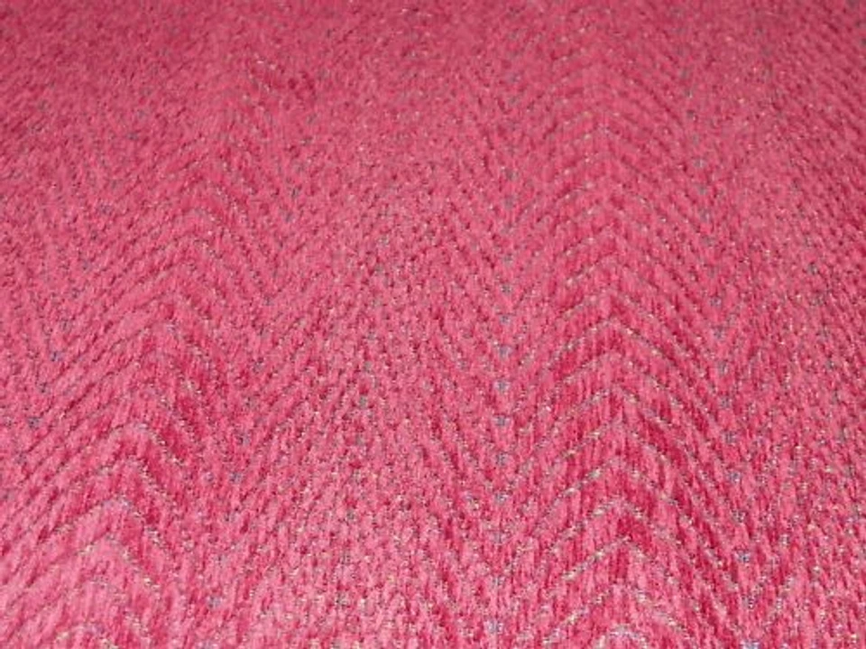 Tela de tapicería de tela de chenilla espiga borgoña R130 Foto 1 de 1