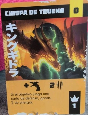 Godzilla Tokyo Clash Game Import Spanish Replacement Card  (2020, Funko) Kaiju 3 - Image 1 of 4