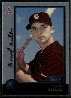 1998 Bowman Chrome #154 Brent Butler - Image 1 of 2