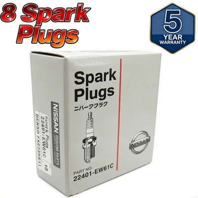 8x Spark Plugs 22401-EW61C/FXE22HR11 For Nissan Infiniti for denso Nissan - Image 1 of 4