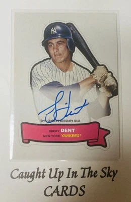 2024 Topps Archives Bucky Dent “All Action” On Card Auto Yankees - Image 1 of 2