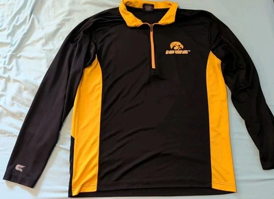 Легкий спортивный пуловер Iowa Hawkeyes Colosseum на молнии 1/4 размер большой - Изображение 1 из 4