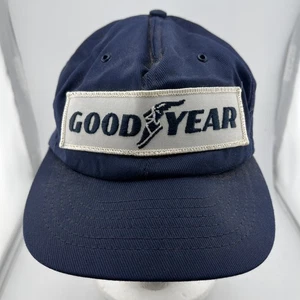 Vintage USA MADE Swingster Goodyear Patch Trucker Hat Snapback Dad Cap - Picture 1 of 12