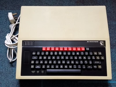 Acorn BBC Micro Computer Model B - MMC Drive and Fully Recapped PSU - Image 1 of 4