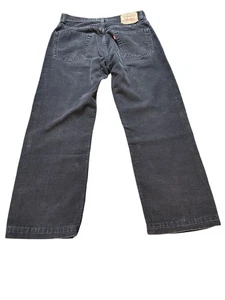 Y2K Levi's 559 Corduroy Pants Mens Size 33x30 (32x27.5) Gray Relaxed Straight - Picture 1 of 11