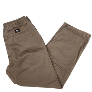 Pantalones Vans Para Hombres Gama Elásticos Sueltos Calce Cónico Cordón Medianos - Imagen 1 de 8