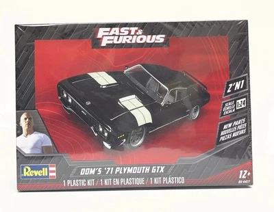 REVELL FAST & FURIOUS DOM’S ‘71 GTX 1/24 SCALE  MODEL-KIT FACTORY  SEALED BOX. - Image 1 of 4