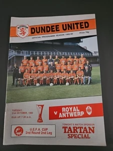Dundee United v Royal Antwerp 1989/90 - Picture 1 of 1