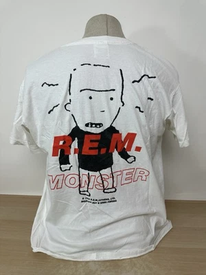 Vintage 1994 R.E.M. Monster “Migraine Boy” White T-Shirt - Size XL - REM - Image 1 of 4