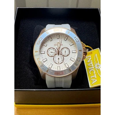 Invicta Pro Diver Impact Men’s 50mm 30111 White / Gold Tone Quartz Watch - Image 1 of 4