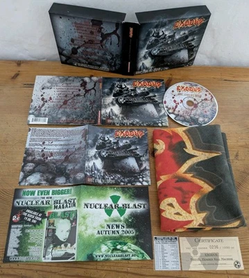 Exodus – Shovel Headed Kill Machine (Limited, Numbered Edition CD + Flag Box Set - Image 1 of 4