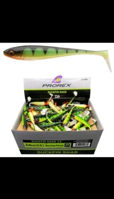 Daiwa Duckfin Shad 6 cm Burning Perch 60 Stück Händler Verpackung Neu - Bild 1 von 2
