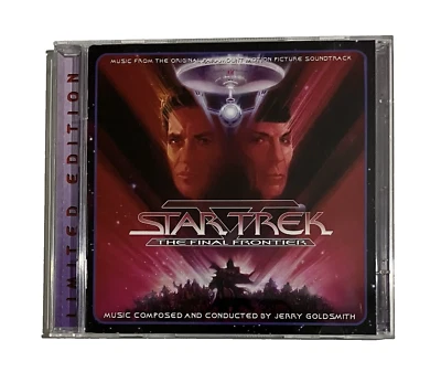 Jerry Goldsmith Star Trek V Final Frontier 2CD Ltd Ed. of 5,000 Lala Land  - OOP - Image 1 of 4