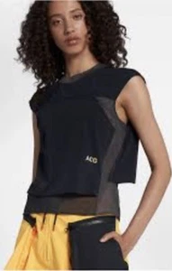 Nike Nikelab ACG Damen Top Schwarz Anthrazit AJ0988-010 Größe M - Bild 1 von 8