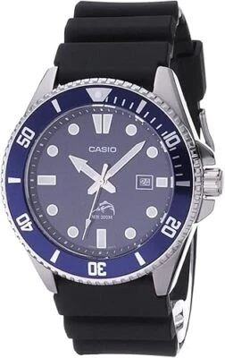Casio MDV106 Men’s Dive Watch 200M WR Date Display Resin Band Stainless Case Foto 1 de 4