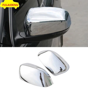 For Jeep Compass 2017-2025 Chrome Exterior Rear View Side Mirror Cap Cover Trim - Foto 1 di 4