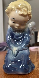 Vintage Royal Copley Praying Angel Wall Pocket Sculpture. MCM - Picture 1 of 7