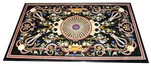 48" x 32" Marble center coffee Table Top Pietra dura marquetry Inlay handmade - Picture 1 of 1