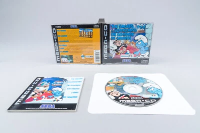 Sega Mega CD *The Smurfs / Die Schlümpfe* OVP mit Anleitung - Bild 1 von 4