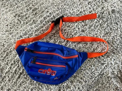 Vintage NBA Cleveland Cavaliers Fanny Pack 90's Cavs Waist Bag Cover