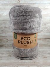 Berkshire Eco Plush Oversize Throw Blanket 50”x70” Tan