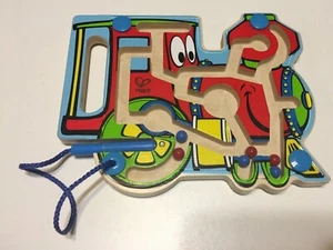 Hape magnetic train toy hand eye  coordination  toy  - Picture 1 of 3