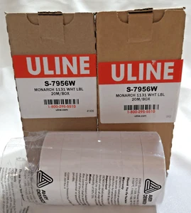 Etiqueta Uline S-7956W para pistola Monarch Price - 22 rollos en total - NUEVO EN CAJA\P - Imagen 1 de 2