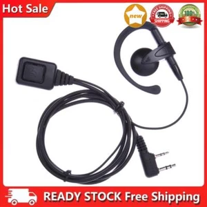 2 Pin Earpiece Headset with PTT Mic for Baofeng Kenwood Puxing Wouxun Radio - Zdjęcie 1 z 10
