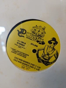 ICE T JDC HOUSE JDC 1001 KÄLTEST RAP / KALTER WIND WAHNSINN 12" 1986 versiegelt - Bild 1 von 4