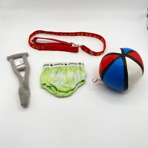 Build A Bear Plush Doll Accessories Crutch Leash Ball Underwear Toys - Picture 1 of 4