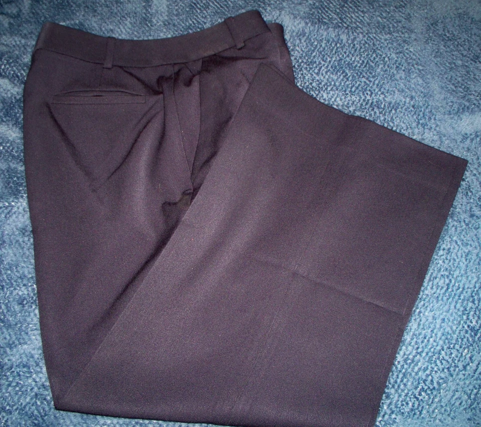 Women's Brooks Brothers 346 Stretch Dress Pants Size 6 Black — 第 1/1 张图片