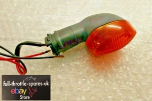 fits: YAMAHA YBR 125 2007-2016 FRONT LEFT INDICATOR NEW WITH AMBER LENSE - Picture 1 of 4