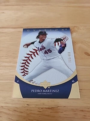 2006 Upper Deck Ovation Gold /499 Pedro Martinez #44 HOF NY Mets $$$ - Image 1 of 2