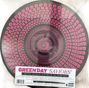 Green Day - Saviors (Blood Records\Zoetrope Vinyl) - Picture 1 of 3