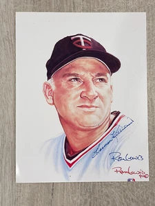 Hand-Signed Harmon Killebrew / Ron Lewis 8x10 Photo - Picture 1 of 1