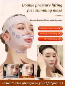 Chin Cheek Slimming Bandage V Shaper V Line Lifting Mask Face Lifting Anti Wrink - Picture 1 of 24