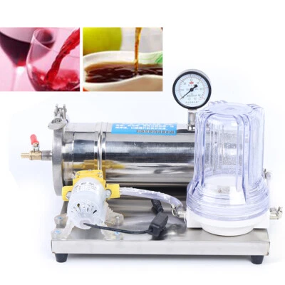 Filtro de vino eléctrico | Elaboración de vino, Homebrewing White Spirit filtro colador 110V Foto 1 de 4